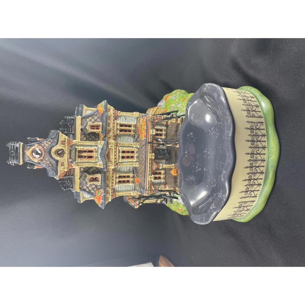 Department 56 Halloween Tricks Or Treats 56-59339 Grimsley Manor Candy Dish